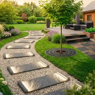 Благоустройство территории участка