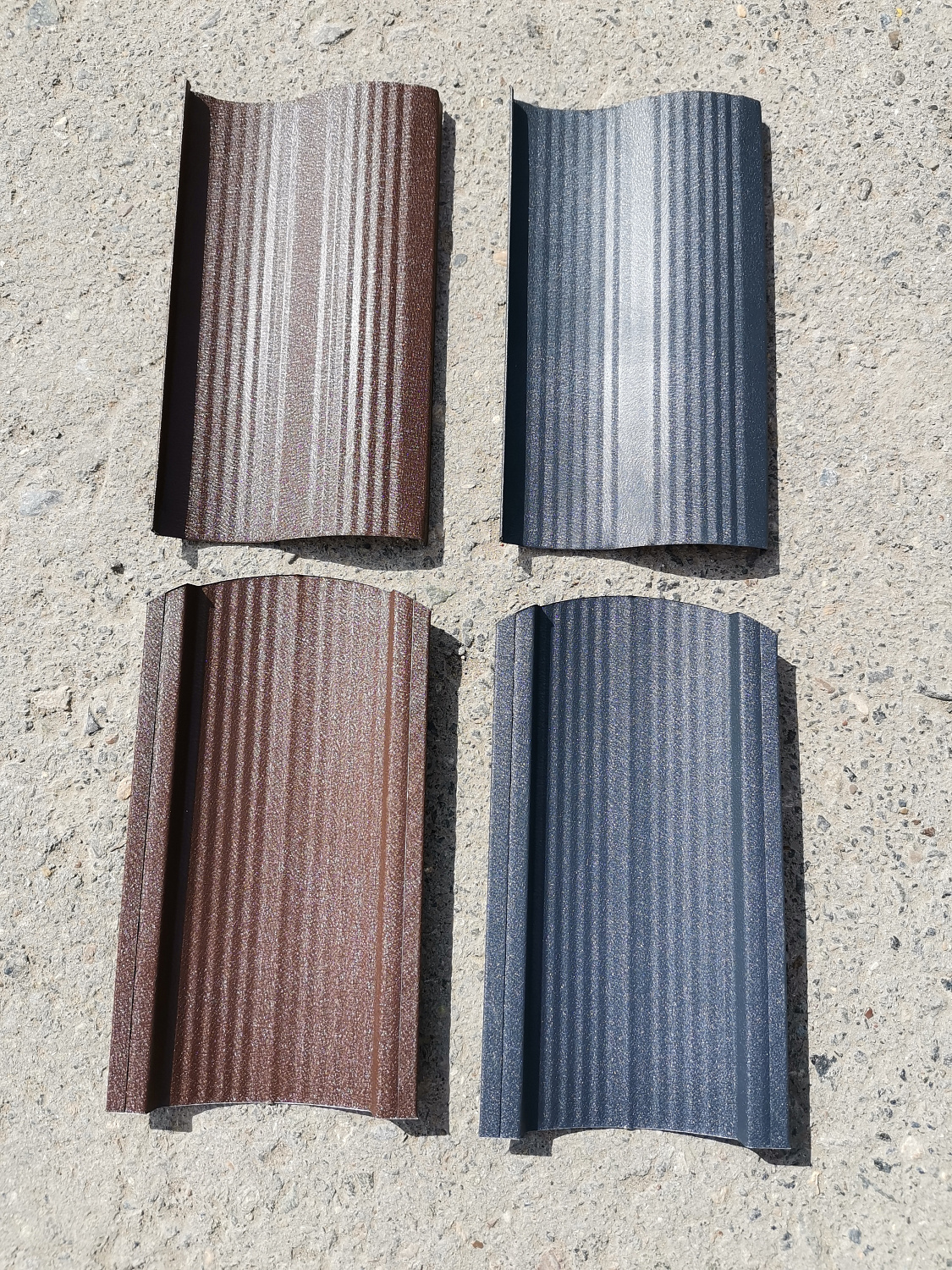 Металлопрофиль двусторонний под Стальной Бархат в Актобе