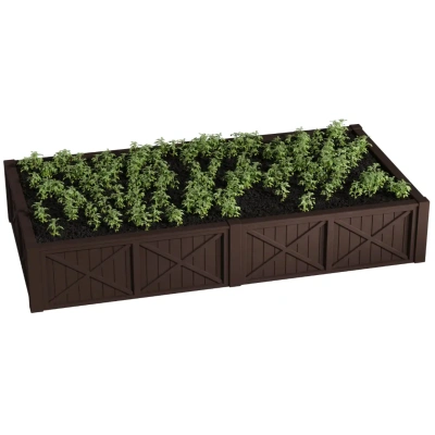 Грядка модульная Астра 900х320х40мм Коричневый фото 3
